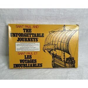 VTG Rare 1975 Saint Paul and The Unforgettable Journeys Board Game COMPLETE